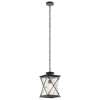 Argyle Outdoor Hanging Light Weathered Zinc
