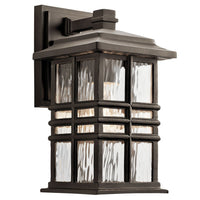 Beacon Square Outdoor Wall Light Olde Bronze 6.5 Inch