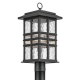 Beacon Square Post Lantern Outdoor Wall Light Textured Black