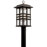 Beacon Square Post Lantern Outdoor Wall Light Olde Bronze