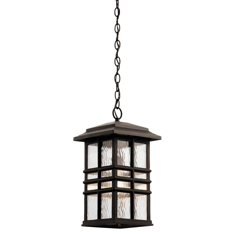 Beacon Square Hanging Outdoor Wall Light Olde Bronze