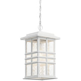 Beacon Square Hanging Outdoor Wall Light White