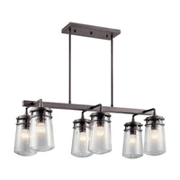 Lyndon Outdoor Hanging Linear Light Architectural Bronze