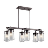Lyndon Outdoor Hanging Linear Light Architectural Bronze