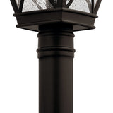 Tangier Outdoor Post Lantern Light detail 2