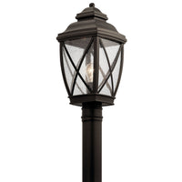 Tangier Outdoor Post Lantern Light Olde Bronze