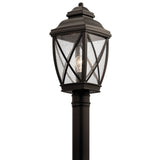 Tangier Post Lantern Outdoor Wall Light Olde Bronze