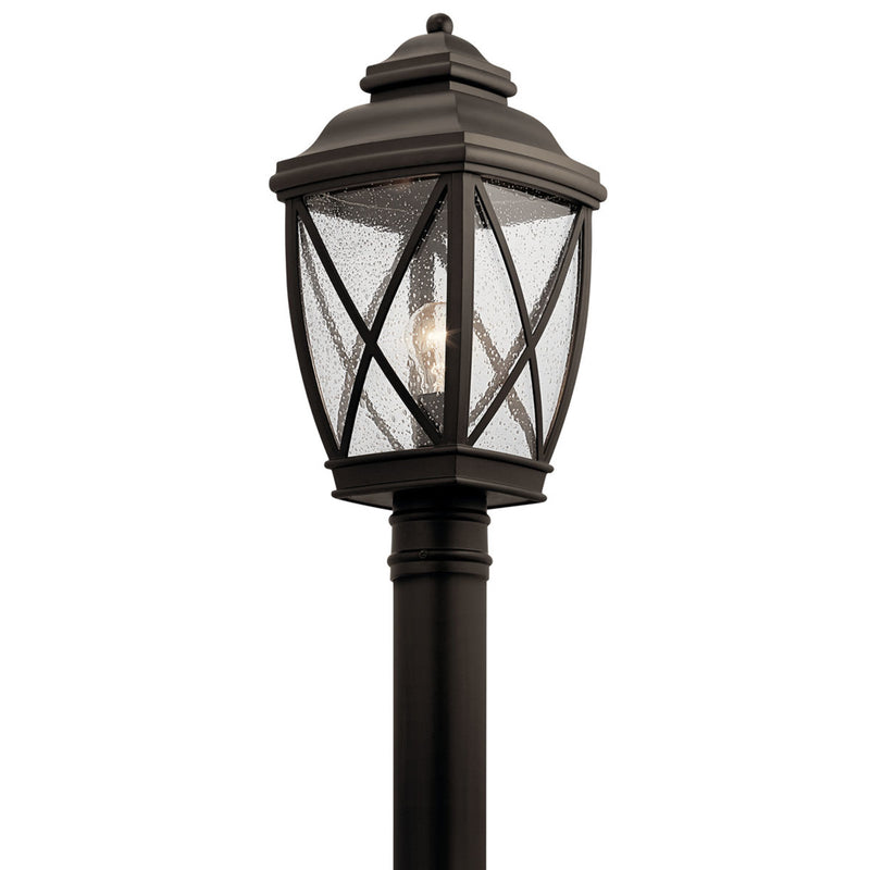 Tangier Outdoor Post Lantern Light Olde Bronze