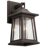 Taden Outdoor Wall Light Rubbed Bronze 6 Inch