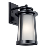 Harbor Bay Outdoor Wall Light Black 8 Inch