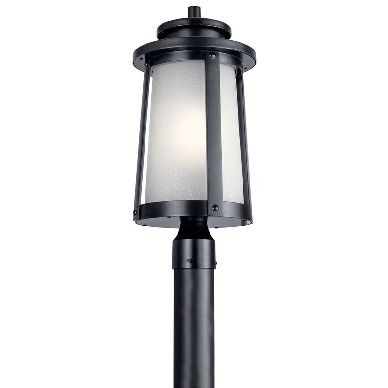 Harbor Bay Outdoor Post Lantern Light Black