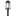Harbor Bay Post Lantern Outdoor Wall Light Black