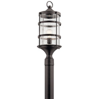 Mill Lane Outdoor Post Lantern Light Anvil Iron