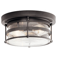 Mill Lane Outdoor Ceiling Semi Flush Light Anvil Iron
