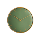 Arne Jacobsen City Hall Wall Clock, Medium, Green, Ø: 8.3” By Arne Jacobsen