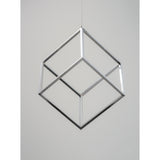 4 Square 1-Light LED Pendant by ET2 - Polished Chrome
