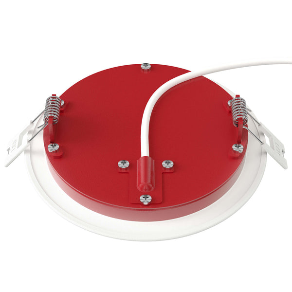 5004 FR CC Fire Rated CCT 4 Round Panel Light By DALS Back View