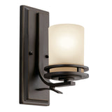 Hendrik Wall Sconce Olde Bronze 12 Inch