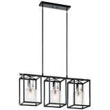 Kitner Linear Chandelier Polished Nickel