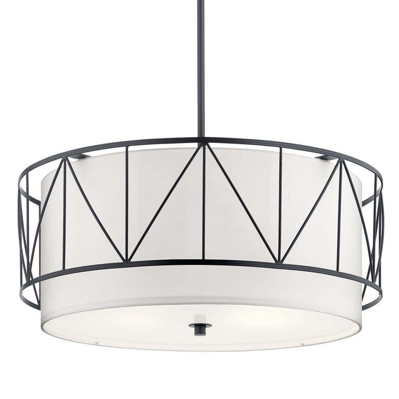 Birkleigh Drum Pendant Black