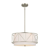 Birkleigh Flush Semi Flush Mount Satin Nickel