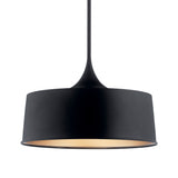 Elias Dome Semi Flush Pendant Black 23.5 Inch