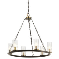 Mathias Chandelier Olde Bronze 6 Light