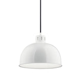 Zailey Dome Pendant White 11.5 Inch