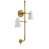 Sylvia Cone Wall Sconce White