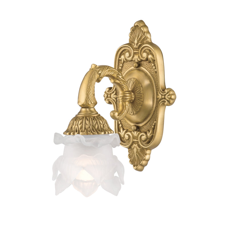 Mayfield 5.25'' Aged Brass Sconce by Crystorama