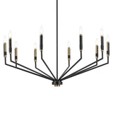 Armand Chandelier Black 10 Light