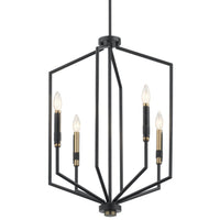 Armand Foyer Pendant Black 19 Inch