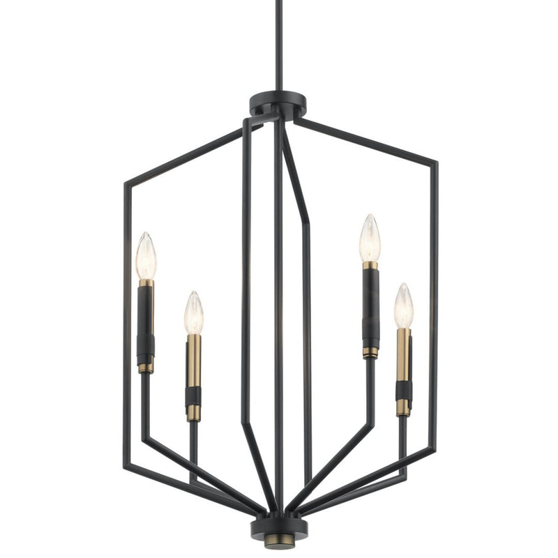 Armand Foyer Pendant Black 19 Inch