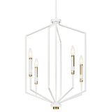 Armand Foyer Pendant White 19.25 Inch