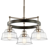 Eastmont Chandelier Polished Nickel 3 Light