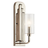 Kimrose Wall Sconce Polished Nickel