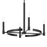 Tolani Chandelier Black 4 Light