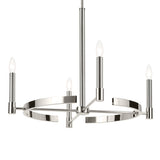 Tolani Chandelier Polished Nickel 4 Light