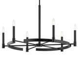 Tolani Chandelier Black 6 Light