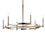 Tolani Chandelier Polished Nickel 6 Light