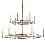 Tolani Chandelier Polished Nickel 12 Light