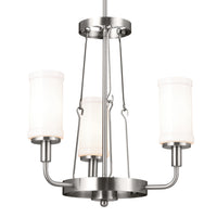 Vetivene Mini Chandelier Classic Pewter