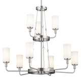 Vetivene Chandelier Classic Pewter 9 Light