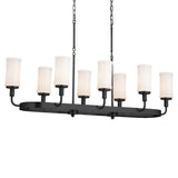 Vetivene Linear Chandelier Textured Black