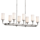 Vetivene Linear Chandelier Classic Pewter