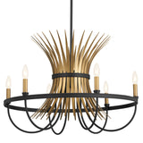 Baile Chandelier Black 6 Light