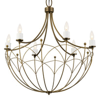 Topiary 1 Tier Chandelier Character Bronze
