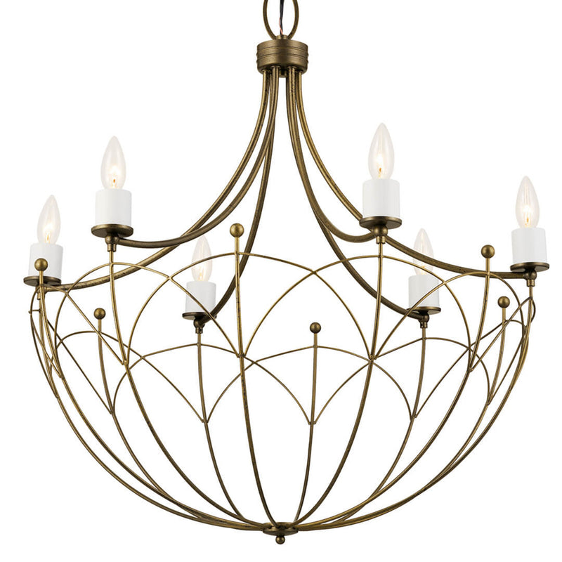 Topiary 1 Tier Chandelier Character Bronze
