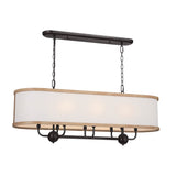 Heddle Drum Linear Chandelier detail 1