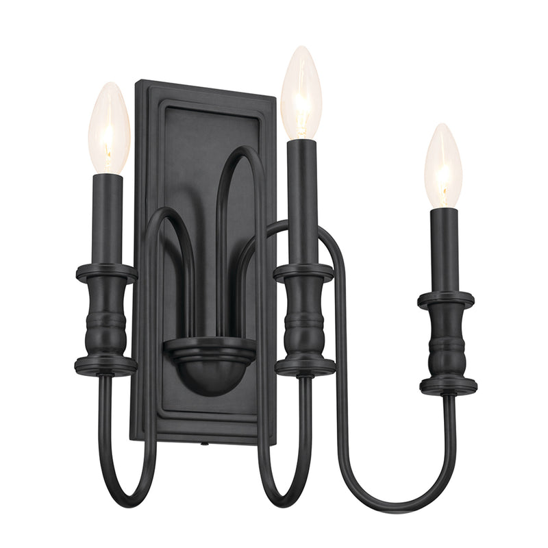 Karthe Wall Sconce Black